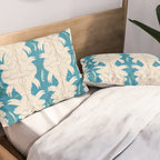 Doves in Blue Pillow Sham Gallery Image 2