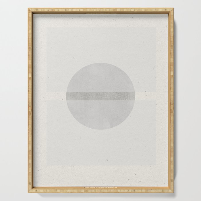 Japanese Zen Paper Collage Serving Tray Gallery Image 1