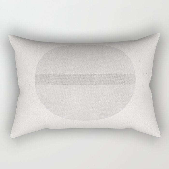 Japanese Zen Paper Collage Rectangular Pillow Gallery Image 2