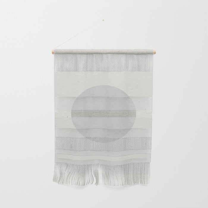 Japanese Zen Paper Collage Wall Hanging Gallery Image 1