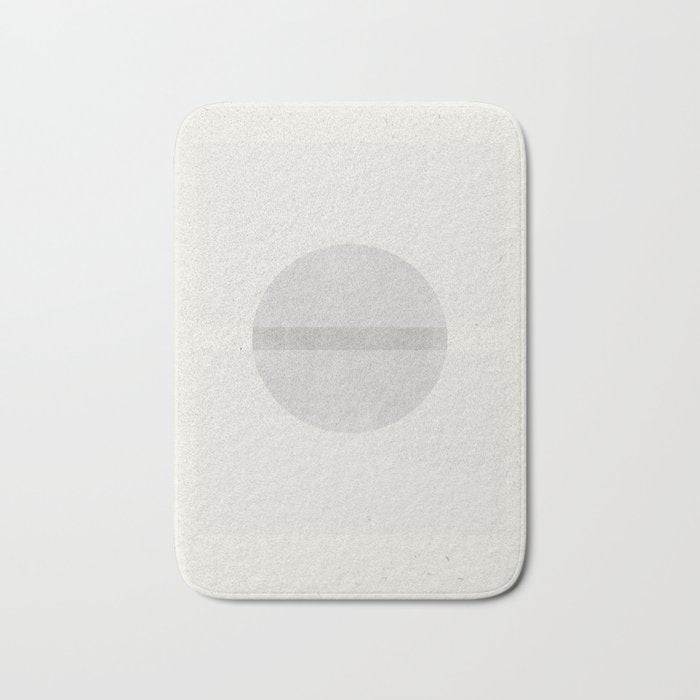 Japanese Zen Paper Collage Bath Mat Gallery Image 1