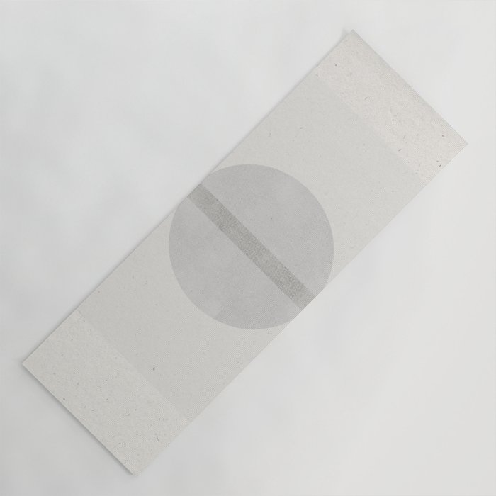 Japanese Zen Paper Collage Yoga Mat Gallery Image 1