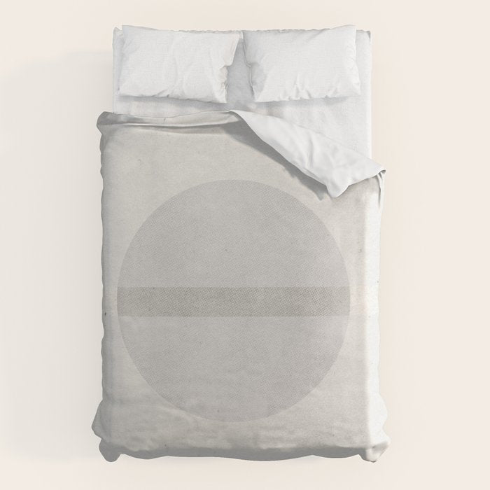 Japanese Zen Paper Collage Duvet Cover Gallery Image 1