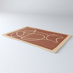 Abstract Line Art Cat 7 Rug Gallery Image 3