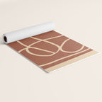 Abstract Line Art Cat 7 Yoga Mat Gallery Image 2