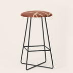 Abstract Line Art Cat 7 Stool Gallery Image 1