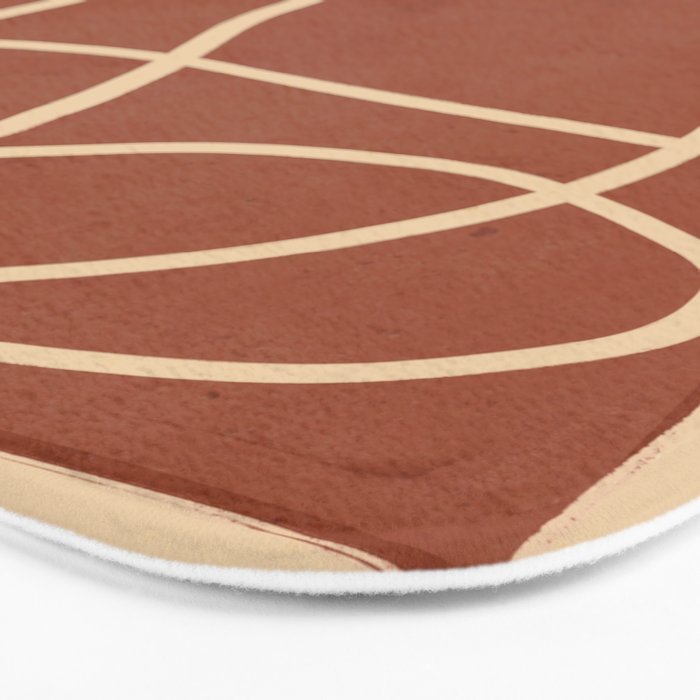 Abstract Line Art Cat 7 Bath Mat Gallery Image 3