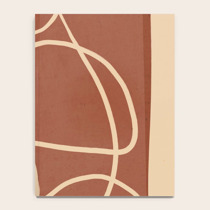 Abstract Line Art Cat 7 Notebook Gallery Image 4