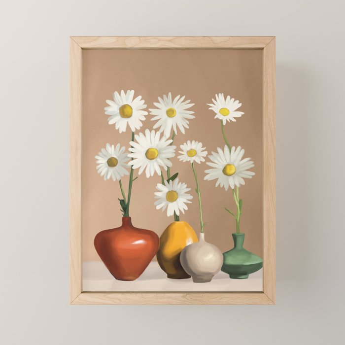 Daisy Harmony 1 Mini Art Print Gallery Image 1