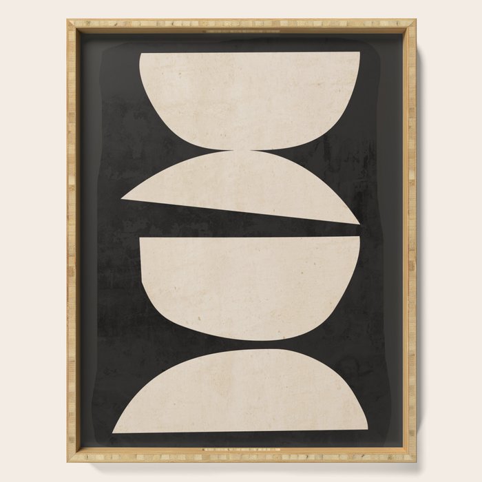 abstract minimal 23-1 Serving Tray Gallery Image 1