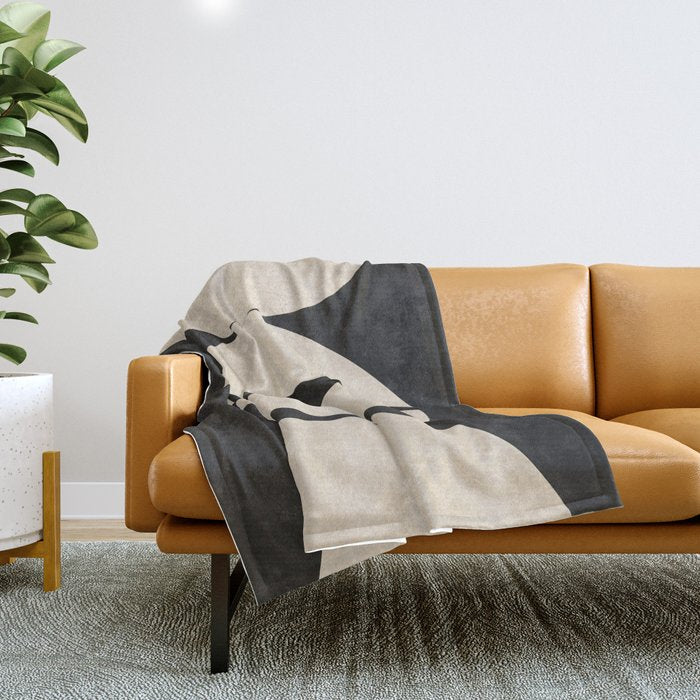 abstract minimal 23-1 Throw Blanket Gallery Image 1