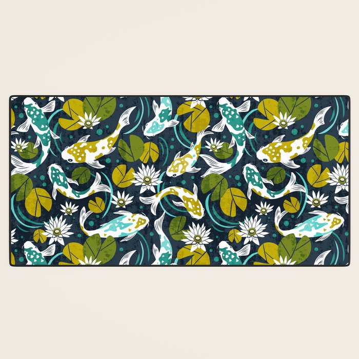 Koi Pond - Green Desk Mat Gallery Image 3