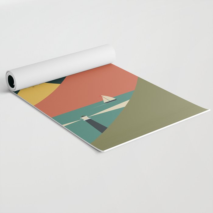 Cat Landscape 130 Yoga Mat Gallery Image 2
