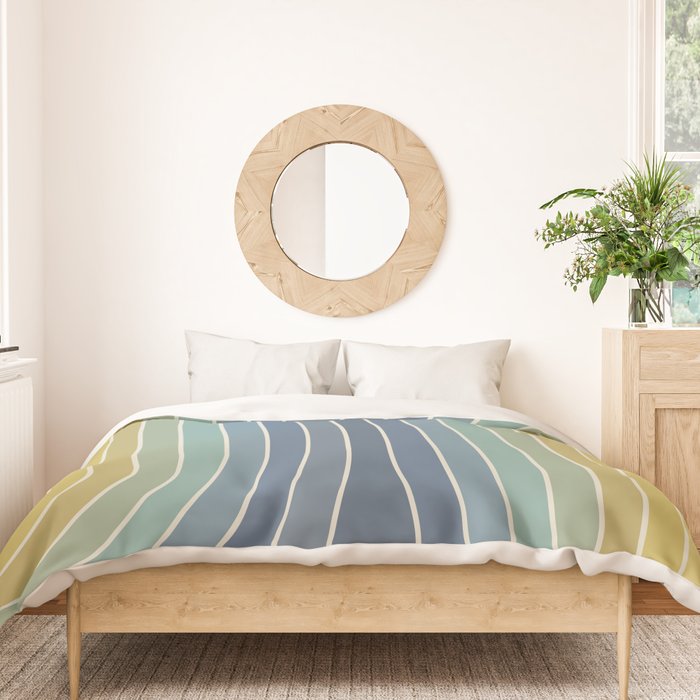 Gradient Curvature VIII Duvet Cover Gallery Image 3