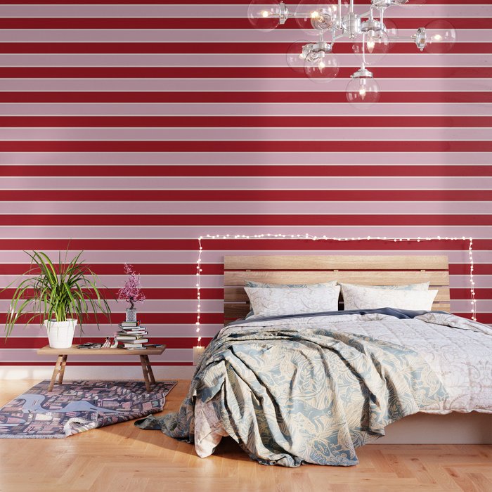Color Block IV Pink Red Wallpaper Gallery Image 1