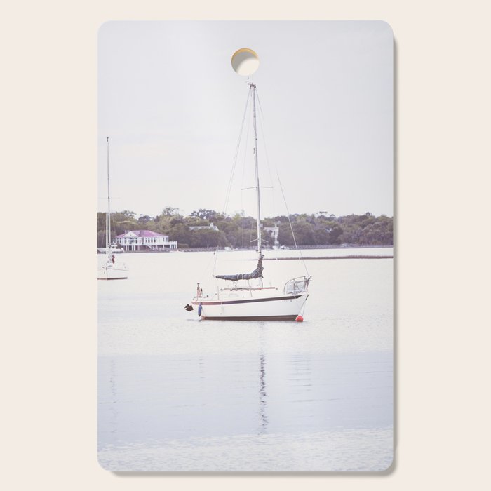 Beaufort Sailboat x Beaufort South Carolina Photography Cutting Board Gallery Image 1