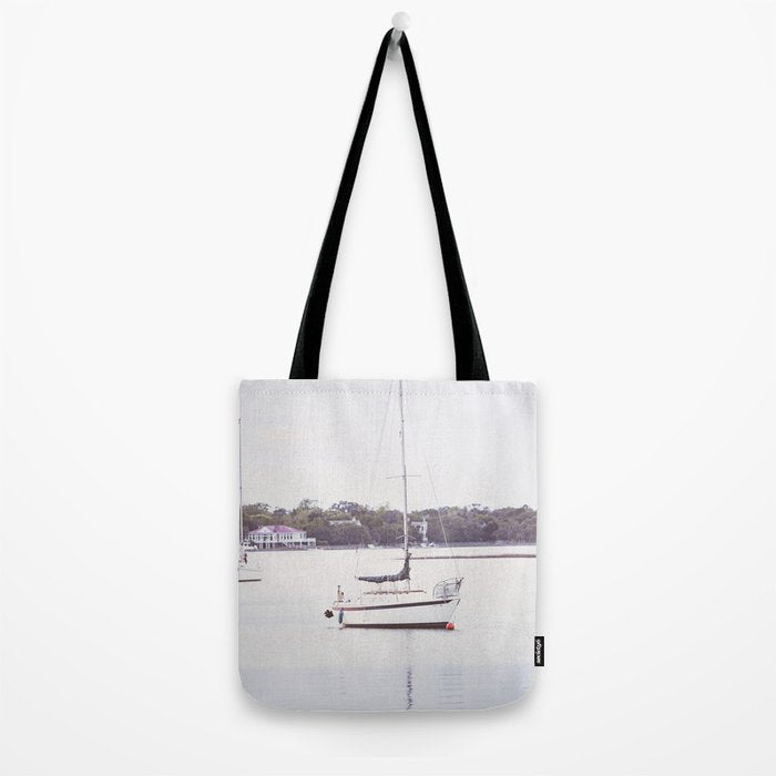 Beaufort Sailboat x Beaufort South Carolina Photography Tote Bag Gallery Image 2