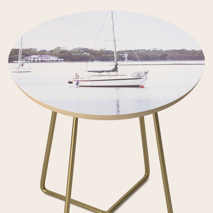 Beaufort Sailboat x Beaufort South Carolina Photography Side Table Gallery Image 2