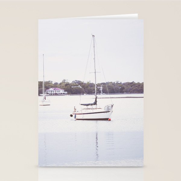 Beaufort Sailboat x Beaufort South Carolina Photography Stationery Card Gallery Image 2