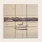 Beaufort Sailboat x Beaufort South Carolina Photography Wood Wall Art Gallery Image 1