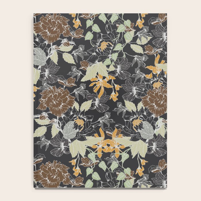 Vintage Midnight Florals Notebook Gallery Image 4