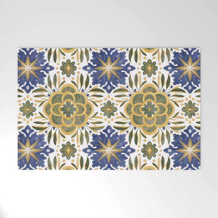 Tile floral nature Modern BY Welcome Mat Gallery Image 1