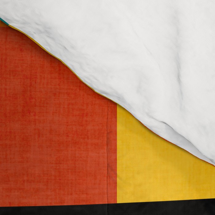 Colorful Geometric Modern Patchwork Design Comforter Gallery Image 4