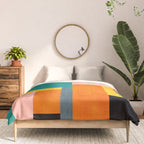 Colorful Geometric Modern Patchwork Design Comforter Gallery Image 3