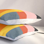 Colorful Geometric Modern Patchwork Design Pillow Sham Gallery Image 3