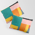 Colorful Geometric Modern Patchwork Design Pillow Sham Gallery Image 3