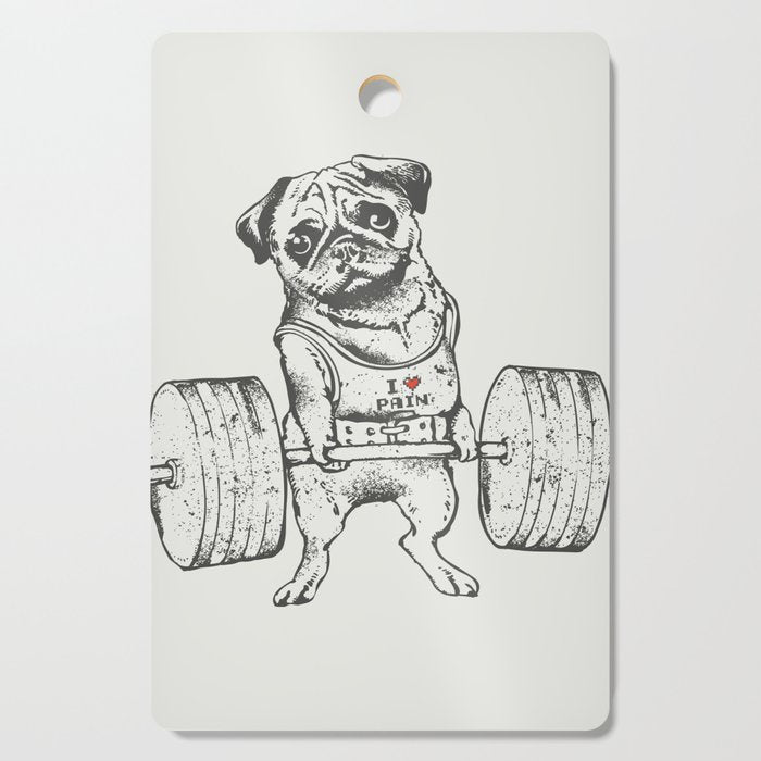Pug Lift Cutting Board Gallery Image 1