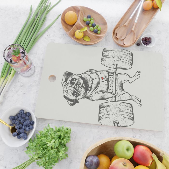 Pug Lift Cutting Board Gallery Image 2