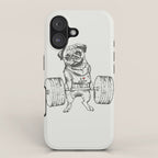 Pug Lift iPhone Case Gallery Image 1