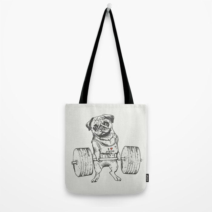 Pug Lift Tote Bag Gallery Image 2