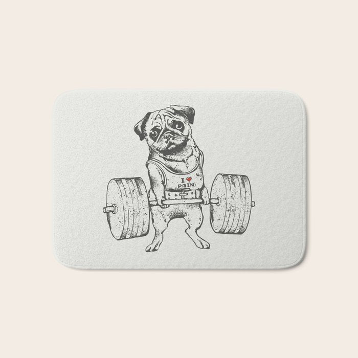 Pug Lift Bath Mat Gallery Image 1