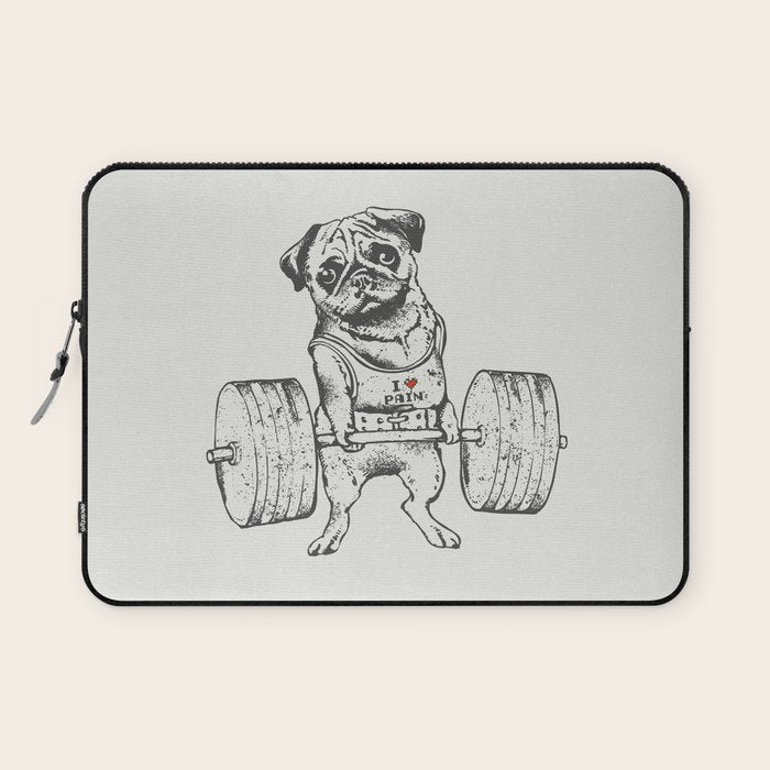 Pug Lift Laptop Sleeve Gallery Image 1