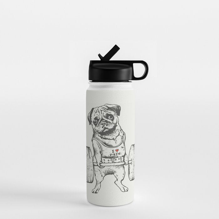 Pug Lift Water Bottle Gallery Image 1