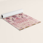 Vintage Moroccan Design Yoga Mat Gallery Image 2