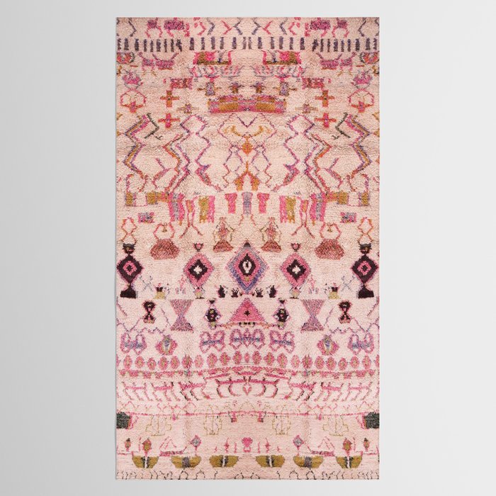 Vintage Moroccan Design Tablecloth Gallery Image 2