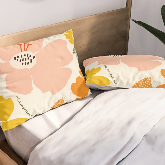 Happiness blooms Pillow Sham Gallery Image 2