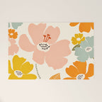 Happiness blooms Welcome Mat Gallery Image 1