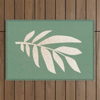 Cut-out Plant - Green Outdoor Rug Gallery Image 1