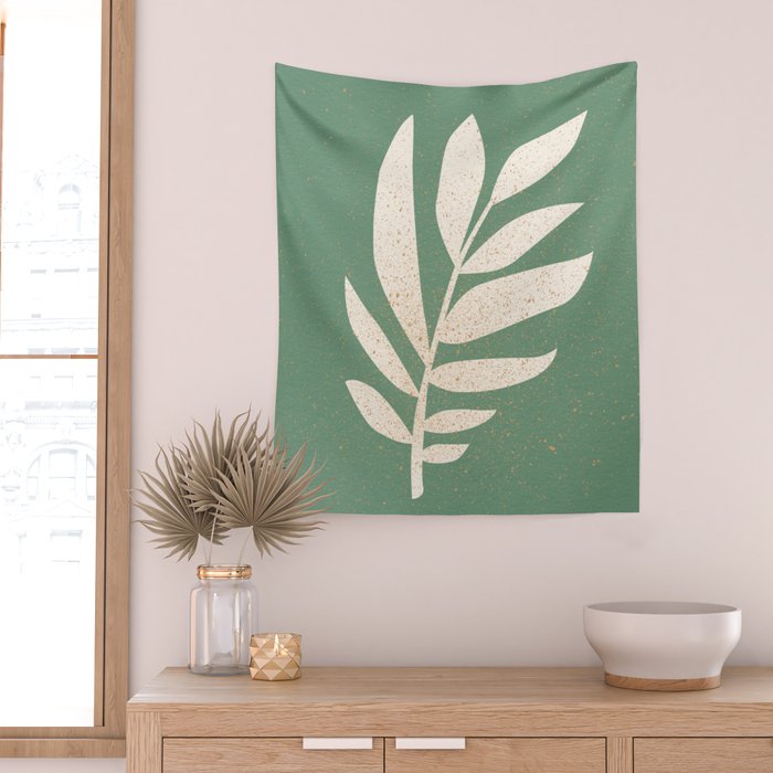 Cut-out Plant - Green Wall Tapestry Gallery Image 2