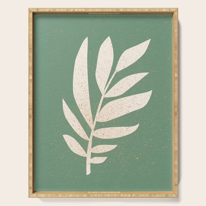 Cut-out Plant - Green Serving Tray Gallery Image 1