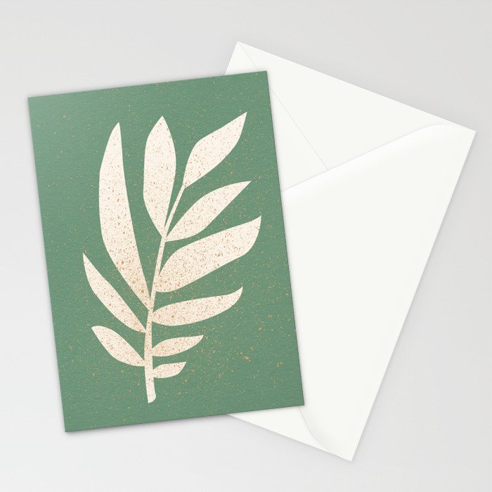 Cut-out Plant - Green Stationery Card Gallery Image 2