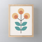 Retro Flower 1-1 Mini Art Print Gallery Image 1