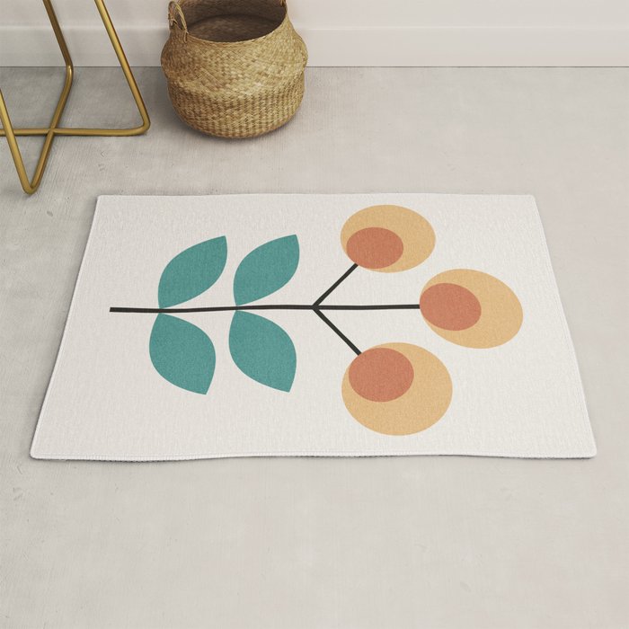 Retro Flower 1-1 Rug Gallery Image 1