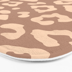 Leopard Print In Clay Brown Bath Mat Gallery Image 3