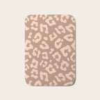 Leopard Print In Clay Brown Bath Mat Gallery Image 1