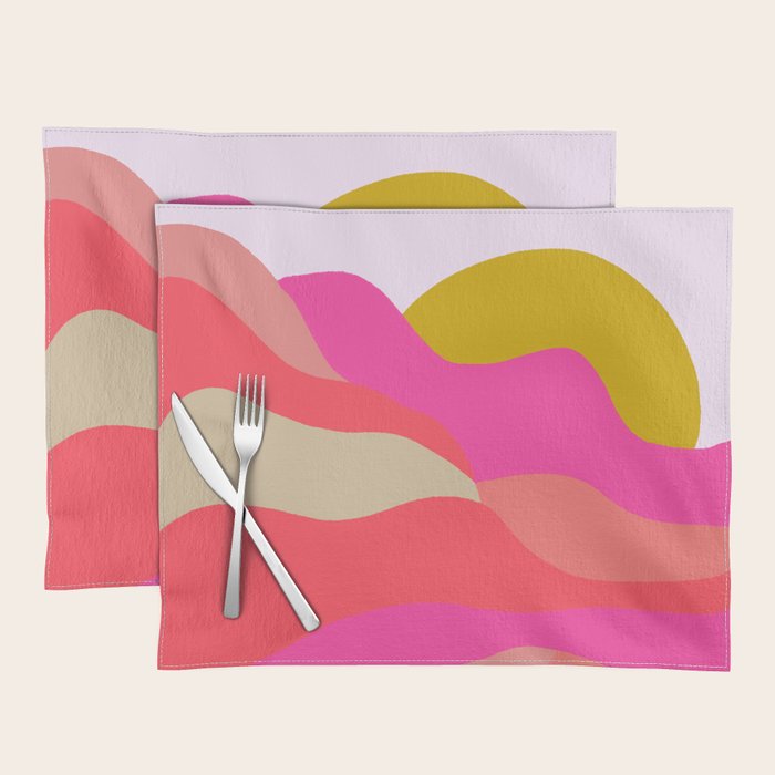 Adelaida, mountain sunset Placemat Gallery Image 1